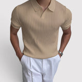 Simon™ | Poloshirt mit Rippstruktur