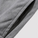 Nils™ | Gerippte Shorts mit Kordelzug