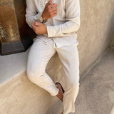 Ben™ | Elegantes Sommer-Set Hemd & Hose