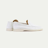 Oskar™ | Klassischer Loafer Perlweiß