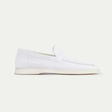 Oskar™ | Klassischer Loafer Perlweiß